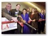 Mario Gonz&aacute;lez, Library Director, and the Executive Board cutting the ribbon for Exhibitor Booths at the Winter 2009 ALA Conference.
